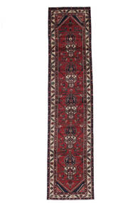  Asadabad Rug 93X392 Persian Wool Black/Dark Red Small Carpetvista