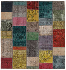  Persian Patchwork - Persien/Iran Rug 202X211 Square Black/Brown (Wool, Persia/Iran)