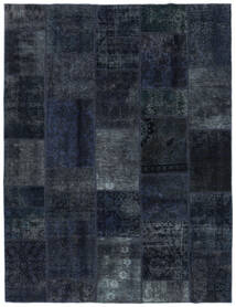  Persischer Patchwork Teppich 196X257 Schwarz (Wolle, Persien/Iran)