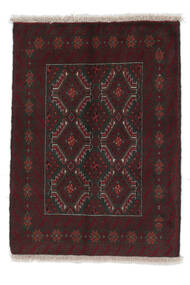 絨毯 バルーチ 81X111 ブラック (ウール, ペルシャ/イラン)