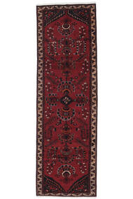 絨毯 ペルシャ バルーチ 90X288 廊下 カーペット ブラック/ダークレッド (ウール, ペルシャ/イラン)