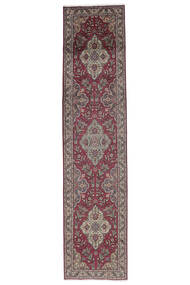 92X399 絨毯 オリエンタル タブリーズ 廊下 カーペット ダークレッド/茶色 (ウール, ペルシャ/イラン) Carpetvista