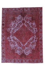  Colored Vintage - Persien/Iran 274X364 Vintage Perski Dywan Wełniany Ciemnoczerwony/Ciemno Różowy Duży Carpetvista