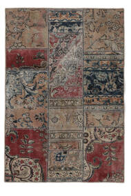 Patchwork - Persien/Iran Teppich 106X155 Braun/Schwarz Wolle, Persien/Iran Carpetvista