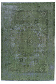 241X351 Colored Vintage Teppich Moderner Dunkelgrün/Schwarz (Wolle, Persien/Iran) Carpetvista