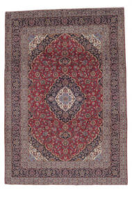 244X352 Tapete Oriental Kashan Vermelho Escuro/Preto (Lã, Pérsia/Irão) Carpetvista