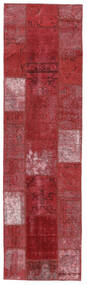 71X258 絨毯 パッチワーク モダン 廊下 カーペット ダークレッド (ウール, ペルシャ/イラン) Carpetvista