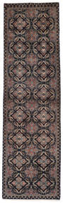 104X361 Kashmar Teppich Orientalischer Läufer Schwarz/Braun (Wolle, Persien/Iran) Carpetvista