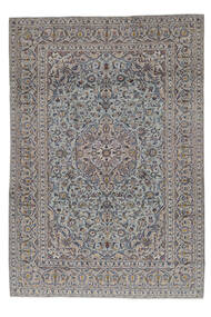 247X353 絨毯 カシャン Fine オリエンタル ダークグレー/茶色 (ウール, ペルシャ/イラン) Carpetvista