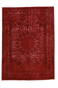 250X343 絨毯 カラード ヴィンテージ モダン ダークレッド/ブラック 大きな (ウール, ペルシャ/イラン) Carpetvista
