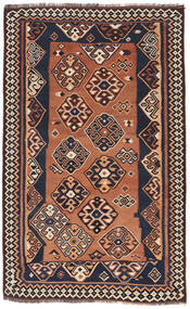 157X260 Kelim Vintage Teppe Orientalsk Svart/Brun (Ull, Persia/Iran) Carpetvista