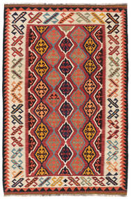 Kelim Vintage Matot Matto 165X247 Tummanpunainen/Musta Villa, Persia/Iran Carpetvista