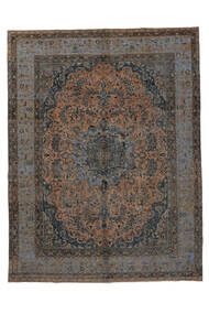 293X383 Tapete Colored Vintage - Persien/Iran Moderno Preto/Castanho Grande (Lã, Pérsia/Irão) Carpetvista