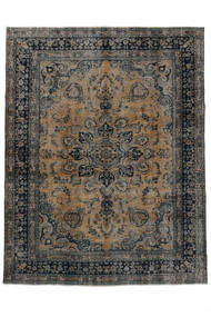 Colored Vintage - Persien/Iran Teppich 295X376 Schwarz/Braun Großer Wolle, Persien/Iran Carpetvista