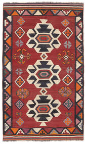  148X250 Kilim Vintage Szőnyeg Sötétpiros/Fekete Perzsia/Irán
 Carpetvista