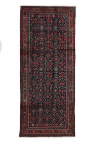  Persischer Gholtogh Teppich 119X285 Läufer Schwarz/Dunkelrot (Wolle, Persien/Iran)