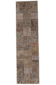  82X307 Patchwork Teppich Läufer Braun Persien/Iran Carpetvista