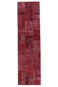 83X310 Patchwork - Persien/Iran Teppich Moderner Läufer Dunkelrot (Wolle, Persien/Iran) Carpetvista