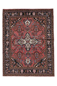 158X207 絨毯 リリアン オリエンタル ブラック/ダークレッド (ウール, ペルシャ/イラン) Carpetvista