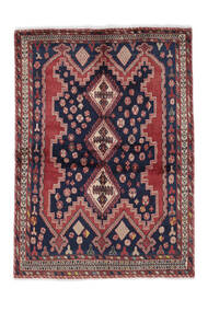 絨毯 ペルシャ アフシャル 159X215 ダークレッド/ブラック (ウール, ペルシャ/イラン)