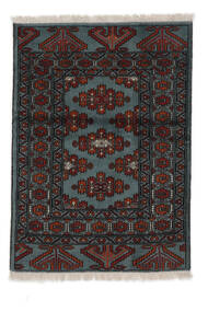  Turkaman Rug 83X115 Persian Wool Black Small Carpetvista