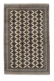  Orientalischer Turkaman Teppich 158X242 Schwarz/Braun Wolle, Persien/Iran Carpetvista