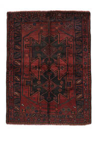 156X205 絨毯 オリエンタル ロリ ブラック/ダークレッド (ウール, ペルシャ/イラン) Carpetvista