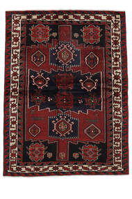 絨毯 ペルシャ ロリ 176X233 ブラック/ダークレッド (ウール, ペルシャ/イラン)