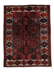 190X248 Lori Teppe Orientalsk Svart/Mørk Rød (Ull, Persia/Iran) Carpetvista