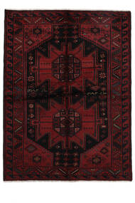 158X209 絨毯 オリエンタル ロリ ブラック/ダークレッド (ウール, ペルシャ/イラン) Carpetvista
