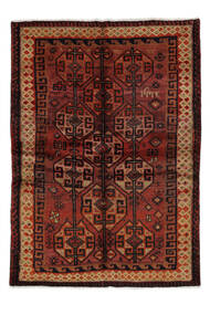 157X218 Alfombra Lori Oriental Negro/Rojo Oscuro (Lana, Persia/Irán) Carpetvista