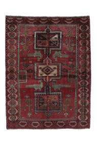 Lori Rug Rug 162X219 Black/Dark Red Wool, Persia/Iran Carpetvista