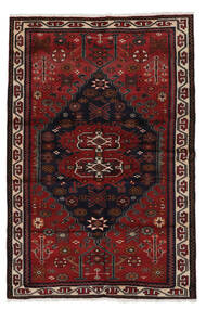 Alfombra Oriental Lori 160X241 Negro/Rojo Oscuro (Lana, Persia/Irán)