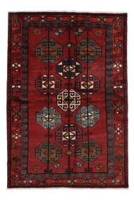 絨毯 ペルシャ ロリ 162X236 ブラック/ダークレッド (ウール, ペルシャ/イラン)
