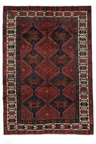 192X275 Alfombra Lori Oriental Negro/Rojo Oscuro (Lana, Persia/Irán) Carpetvista