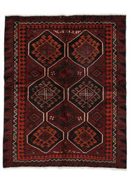Alfombra Lori 151X190 Negro/Rojo Oscuro (Lana, Persia/Irán)