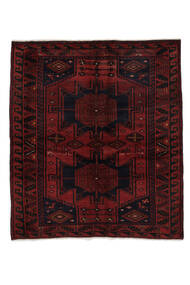 絨毯 ペルシャ ロリ 171X196 ブラック/ダークレッド (ウール, ペルシャ/イラン)