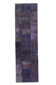  74X255 Vintage Small Patchwork Rug Wool, Carpetvista