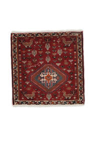 68X68 Ghashghai Fine Teppe Orientalsk Kvadratisk Mørk Rød/Svart (Ull, Persia/Iran) Carpetvista