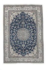  Nain Rug 200X300 Persian Wool Black/Dark Grey Carpetvista