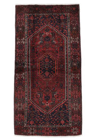  109X213 Hamadan Covor Negru/Dark Red Persia/Iran
 Carpetvista