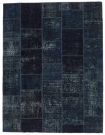  Persischer Patchwork Teppich 200X259 Schwarz (Wolle, Persien/Iran)