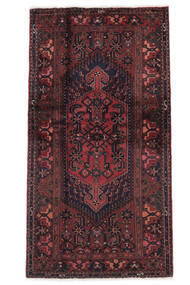 108X202 Hamadan Teppe Orientalsk Svart/Mørk Rød (Ull, Persia/Iran)