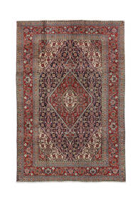  Orientalsk Tabriz Teppe 202X301 Brun/Mørk Rød Ull, Persia/Iran Carpetvista