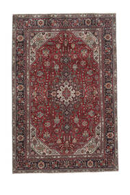 絨毯 ペルシャ タブリーズ 190X286 ブラック/茶色 (ウール, ペルシャ/イラン)