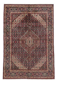 Orientalsk Tabriz Teppe 197X289 Mørk Rød/Svart Ull, Persia/Iran Carpetvista