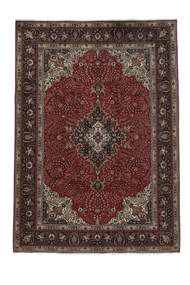  Persian Tabriz Rug 245X342 Black/Brown (Wool, Persia/Iran)
