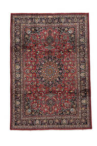 248X354 Tapete Oriental Mashad Preto/Vermelho Escuro (Lã, Pérsia/Irão) Carpetvista