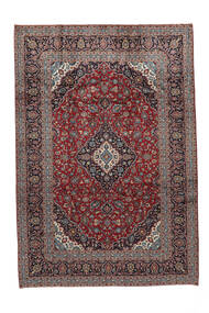 絨毯 カシャン 248X360 ダークレッド/ブラック (ウール, ペルシャ/イラン)