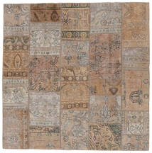  Persischer Patchwork - Persien/Iran Teppich 199X200 Quadratisch Braun/Orange (Wolle, Persien/Iran)